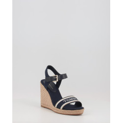 MONO WEBBING HIGH WEDGE SANDAL