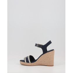 MONO WEBBING HIGH WEDGE SANDAL
