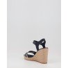 MONO WEBBING HIGH WEDGE SANDAL