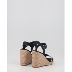 MONO WEBBING HIGH WEDGE SANDAL