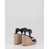 MONO WEBBING HIGH WEDGE SANDAL