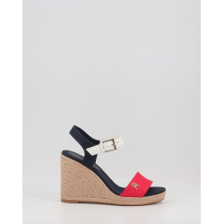 STRIPES WEDGE SANDAL
