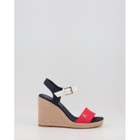 STRIPES WEDGE SANDAL