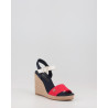 STRIPES WEDGE SANDAL