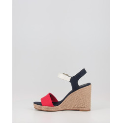 STRIPES WEDGE SANDAL