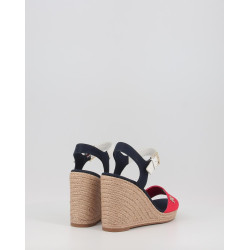 STRIPES WEDGE SANDAL