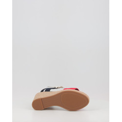 STRIPES WEDGE SANDAL