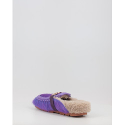 WINTER BIO SLIDE LONG HAIR PONYSKIN LETTER LOGO LHPPUR