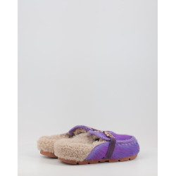WINTER BIO SLIDE LONG HAIR PONYSKIN LETTER LOGO LHPPUR