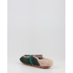 WINTER BIO SLIDE LONG HAIR PONYSKIN LETTER LOGO