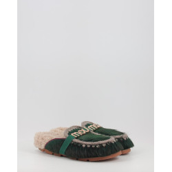 WINTER BIO SLIDE LONG HAIR PONYSKIN LETTER LOGO