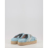CRISS CROSS ROPE SANDAL PAINTED DENIM
