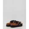 MONOBAND ROPE SANDAL FRINGES BIG LETTER LOGO
