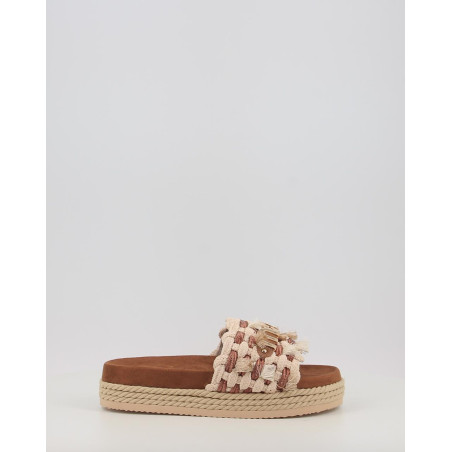 MONOBAND ROPE SANDAL FRINGES BIG LETTER LOGO