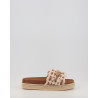MONOBAND ROPE SANDAL FRINGES BIG LETTER LOGO