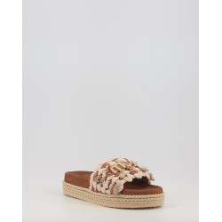 MONOBAND ROPE SANDAL FRINGES BIG LETTER LOGO