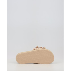 MONOBAND ROPE SANDAL FRINGES BIG LETTER LOGO